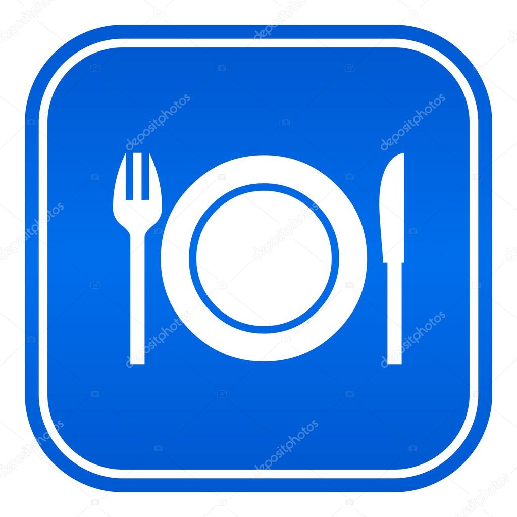 Restaurant vector sign