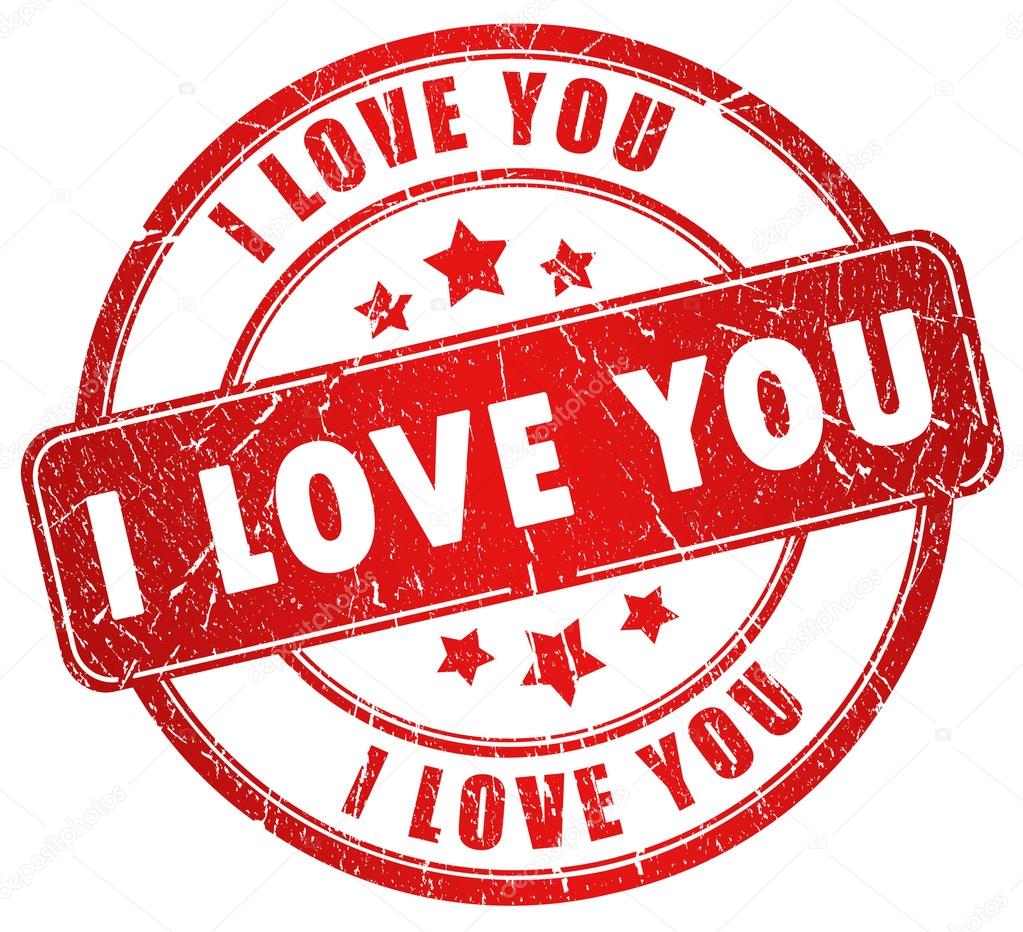 I love you stamp — Stock Photo © Arcady 20012641