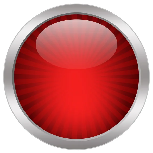 Red glass icon — Stock Photo, Image