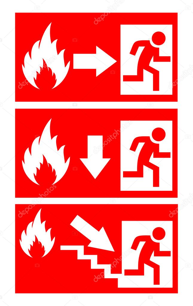 Fire danger signs