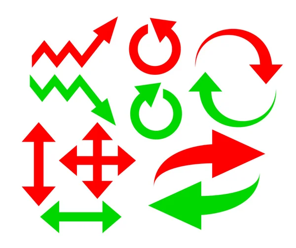 Juego de flechas vectoriales — Archivo Imágenes Vectoriales