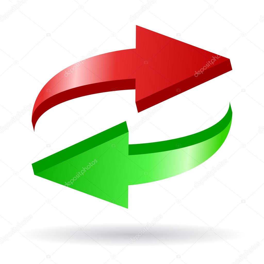 Refresh vector symbol