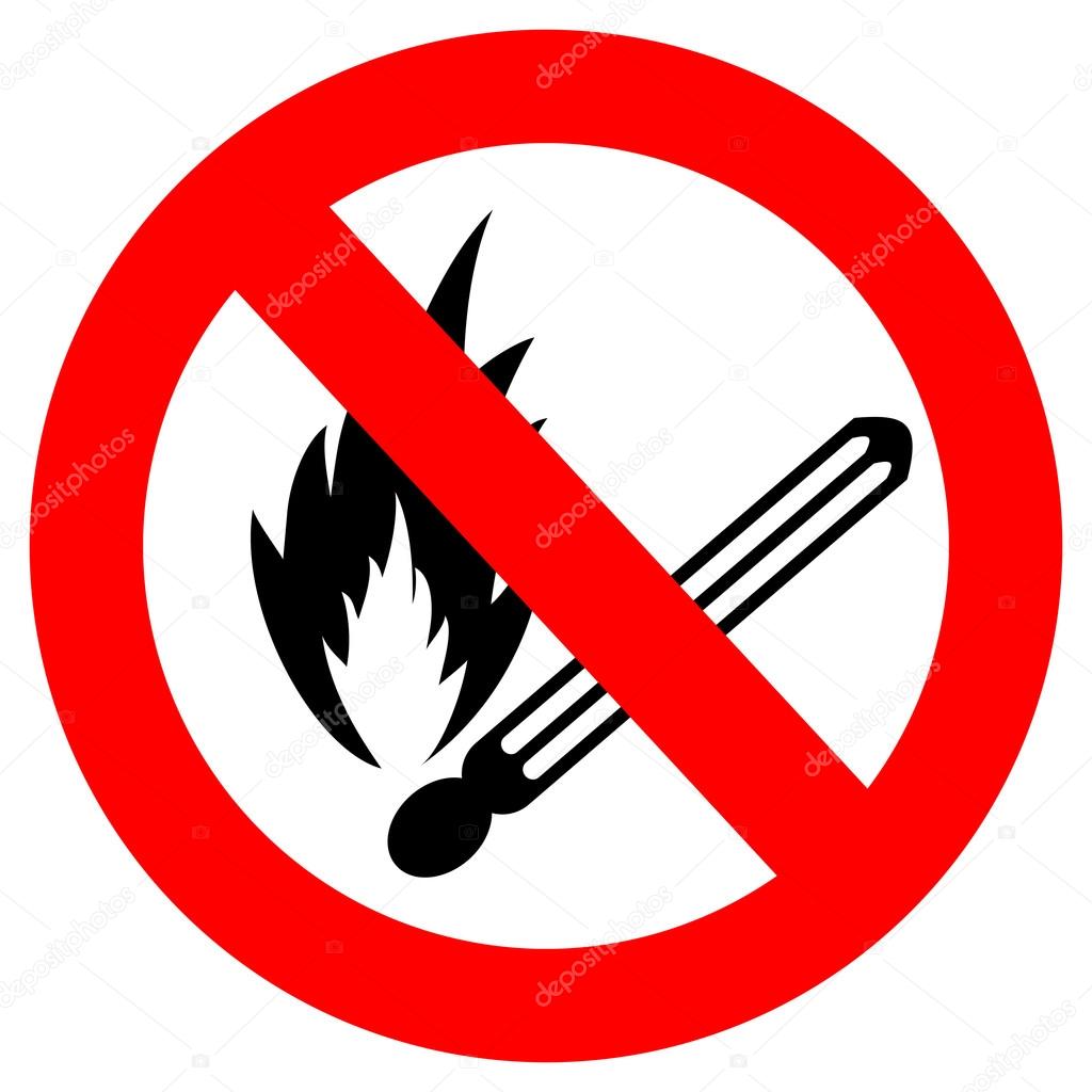 No fire vector sign — Stock Vector © Arcady 22523449