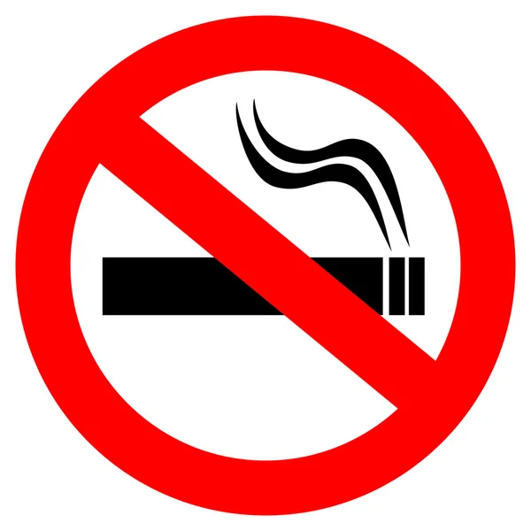 No smoking sign — Stock Vector