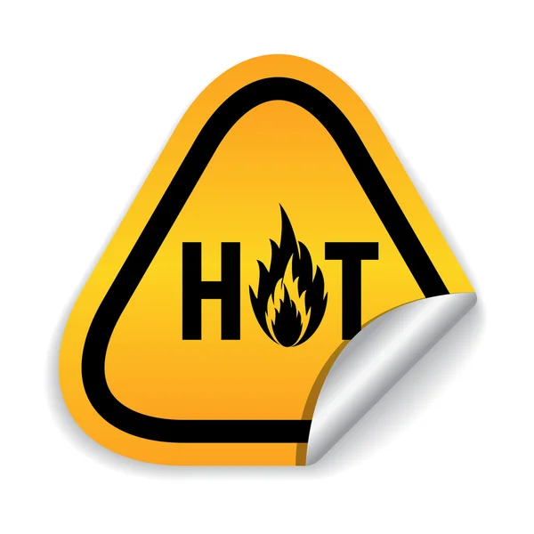Hot offer vector sticker — Stock Vector