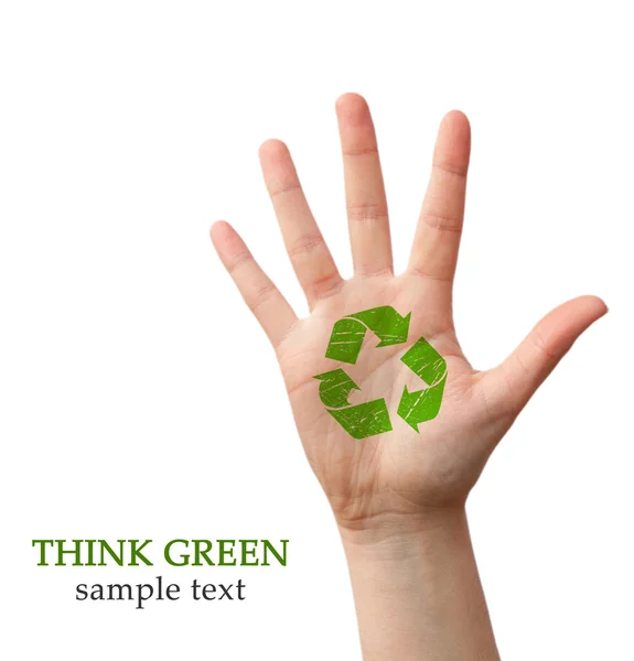 Think green — Stock Photo, Image