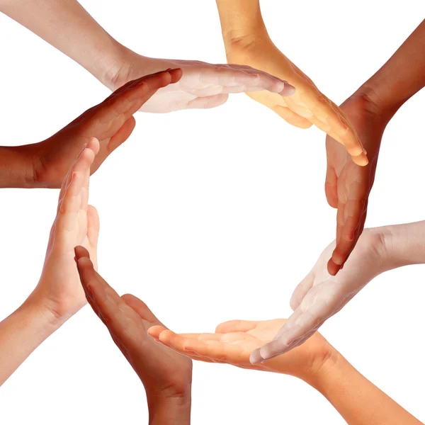 Hands circle — Stock Photo, Image