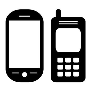 vektör telefonları set