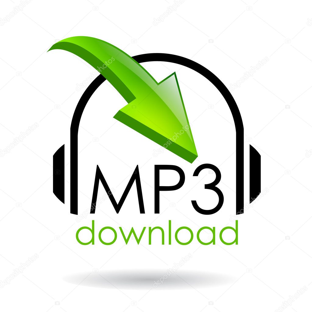 Mp3 download vector symbol