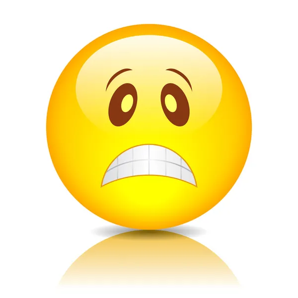 Emoticono triste — Vector de stock