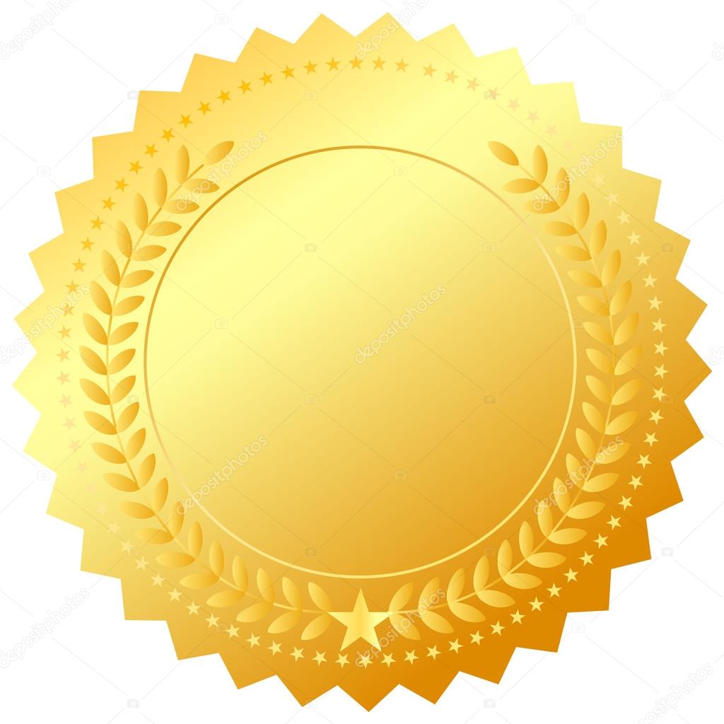 Vector golden award emblem Stock Vector by ©Arcady 24699813