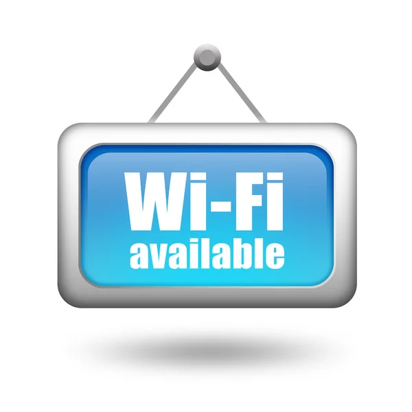 Wi-fi mevcuttur işareti — Stok fotoğraf