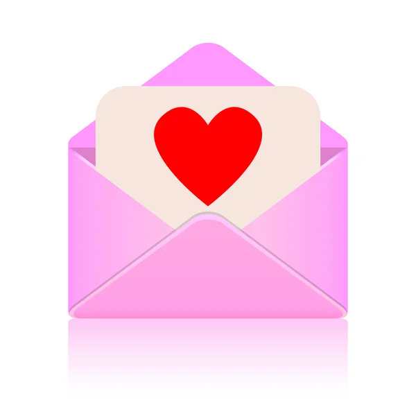 Message d'amour vectoriel — Image vectorielle