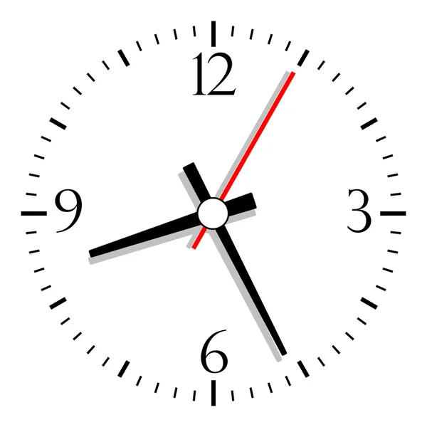 Reloj Vector — Vector de stock