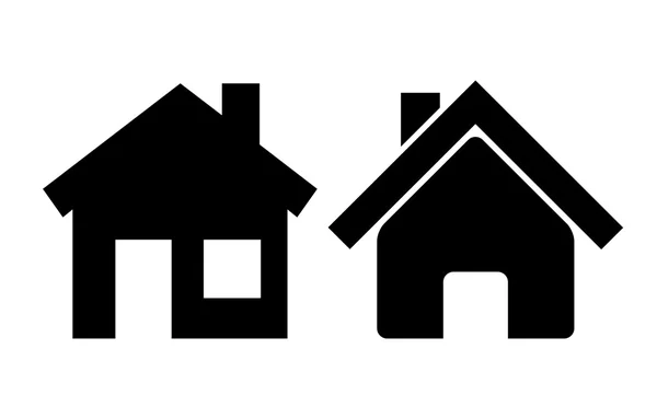 Vector iconos del hogar — Vector de stock