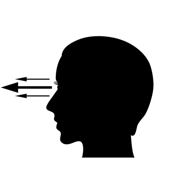 Symbole vectoriel de la vue — Image vectorielle