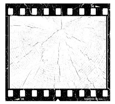 eski grunge film çerçevesi