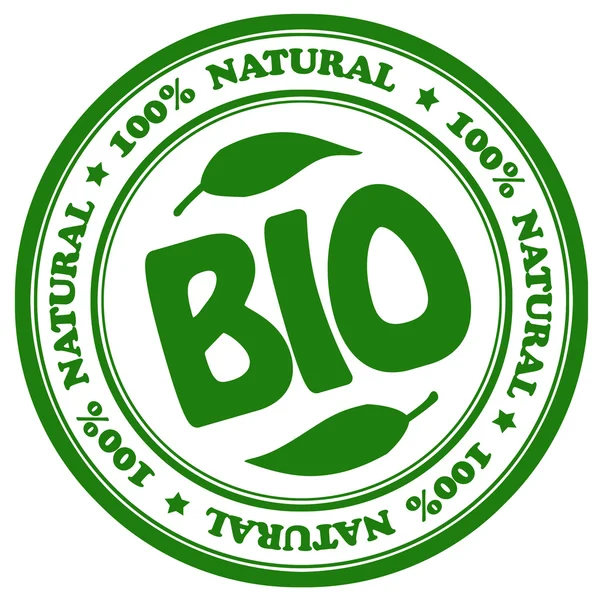 Natuurlijke bio stempel — Stockfoto