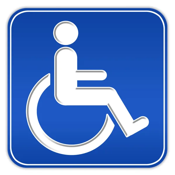 Semn Handicap — Fotografie, imagine de stoc