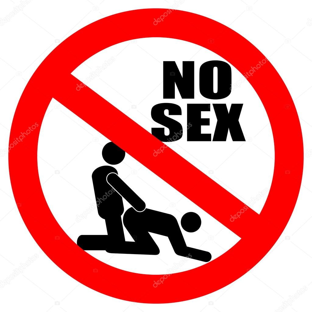 No sex vector sign isolated on white