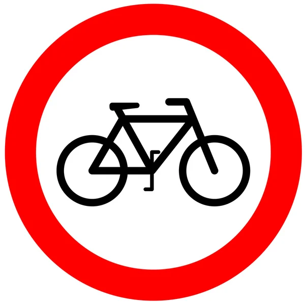 No bicycle sign — Stock Photo, Image
