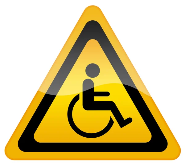 Handicap segno disabili — Foto Stock