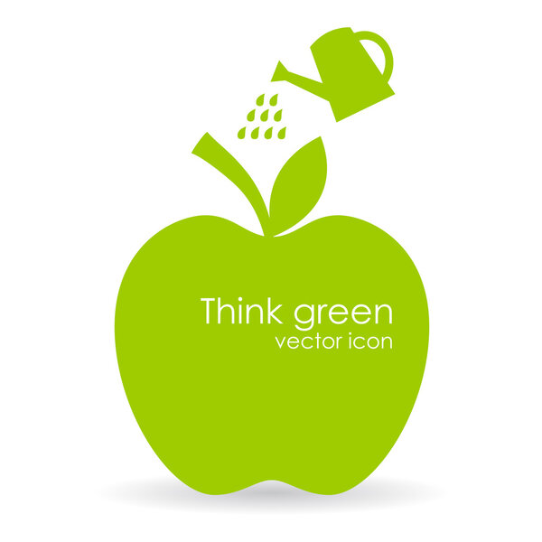 Векторная яблочная иллюстрация
