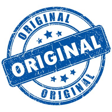 vektör orijinal damgası