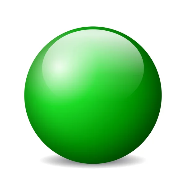 緑色のボール — ストックベクタ