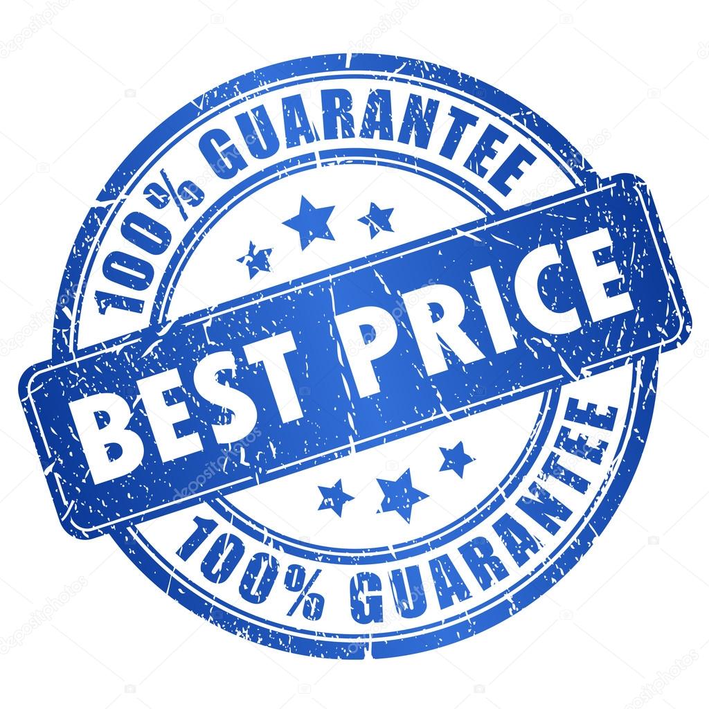 Best price guarantee, vector stamp