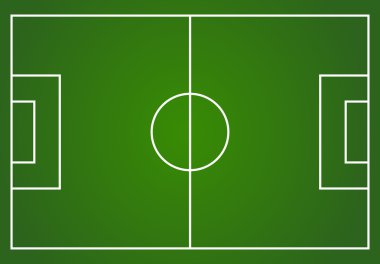 vektör futbol sahası