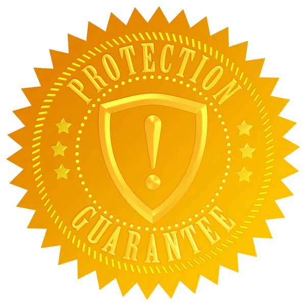 Icono garantía de protección — Foto de Stock