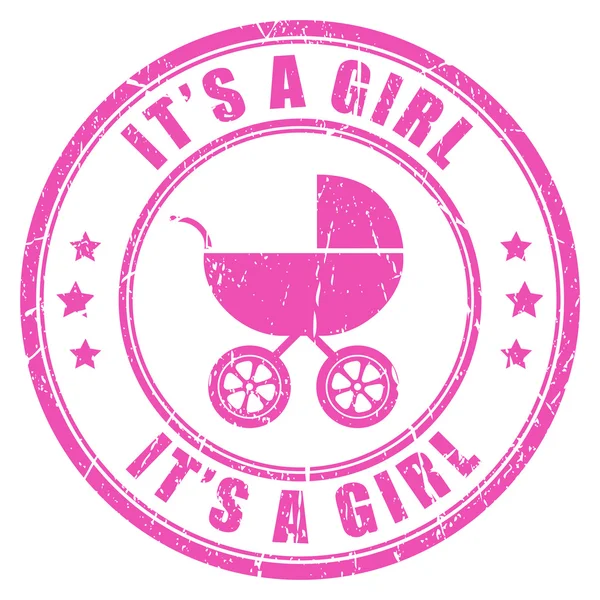 Its a girl — Stock Vector