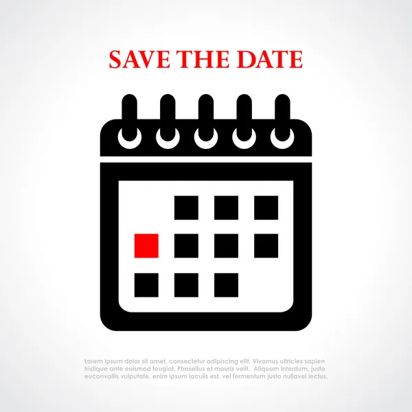 Save the date — Stock Vector