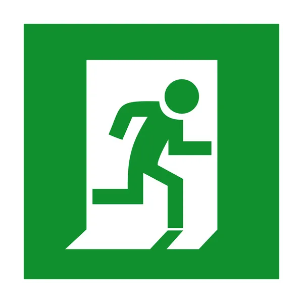 Emergency exit sign — Stock Vector