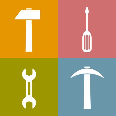 çalışma araçlar simgeler