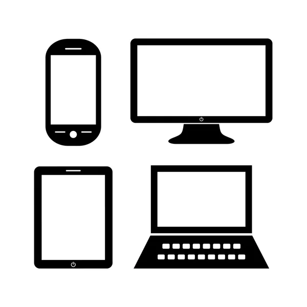 Computer icons — Stock Vector