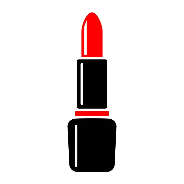 Red Lipstick Vector Icon — Stock Vector