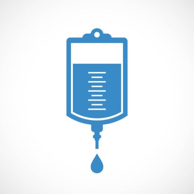 kan torbası vektör simgesi