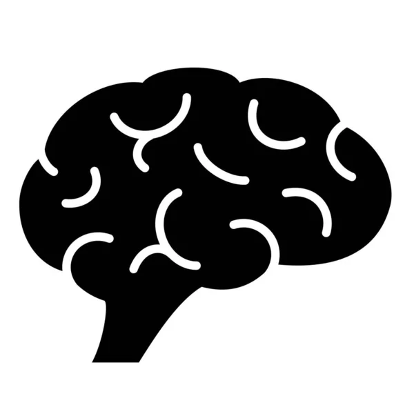 Human Brain Vector Icon — Stock Vector