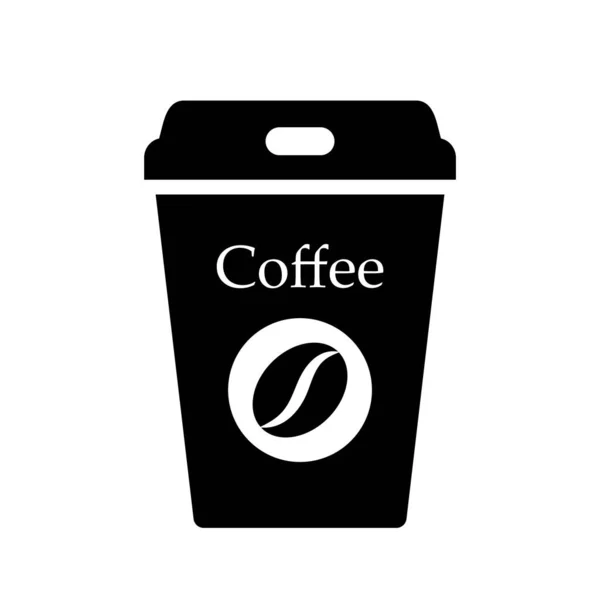 Coffee Paper Cup Vector Icon — Stock Vector