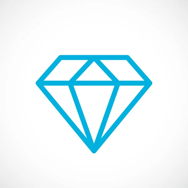 Diamant Vektor Websymbol — Stockvektor