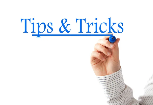 Tips Tricks Sign — Stock Photo, Image