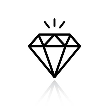 Elmas Parlatıcı vektör simgesi