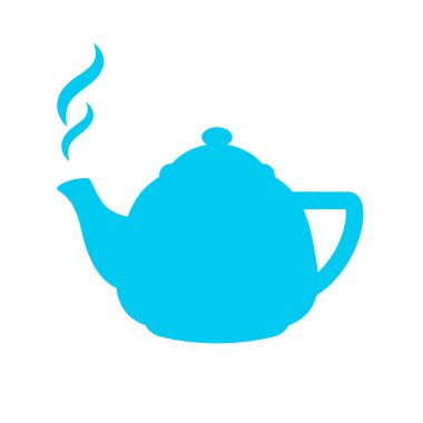 çay potu vektör simgesi