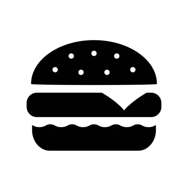 Εικονίδιο Τροφίμων Φορέα Burger — Διανυσματικό Αρχείο