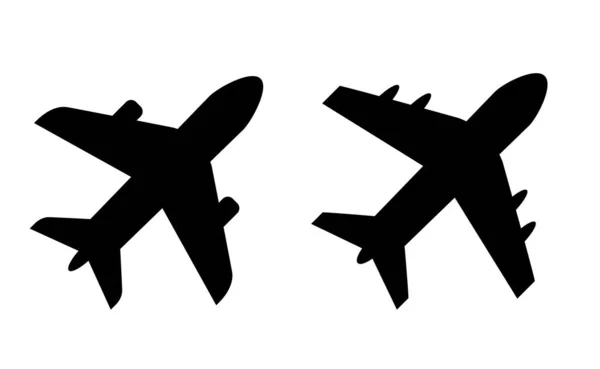 Plane Vector Icon Set — Vetor de Stock