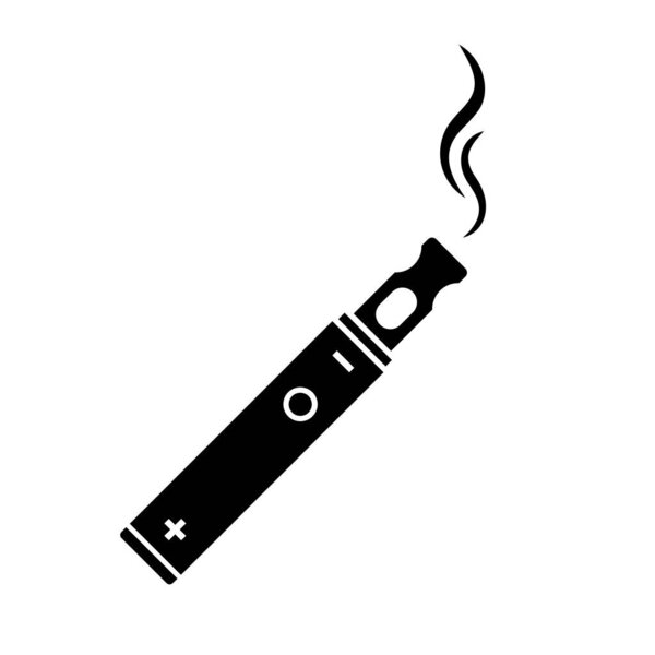 Electronic cigarette vector icon