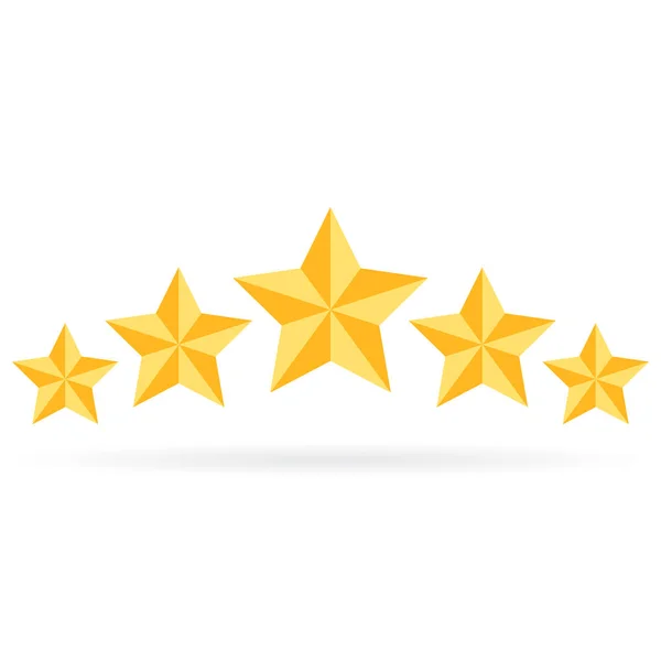 Sterren Beste Rating Icoon — Stockvector