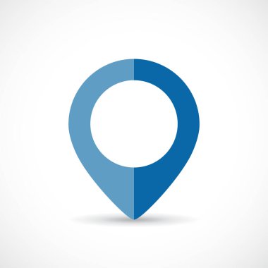 Location pin web button